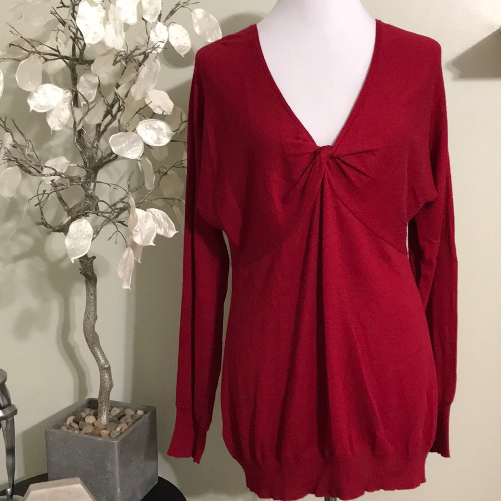 LOFT RED SWEATER